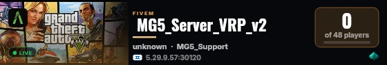  MG5_Server_VRP_v2 live status badge