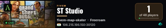 ST Studio built with QBCore Framework by JericoFx & Kakarot & Hamy! live status badge