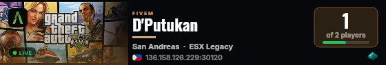 D'Putukan live status badge