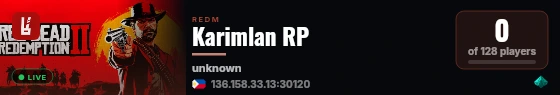 Karimlan RP live status badge