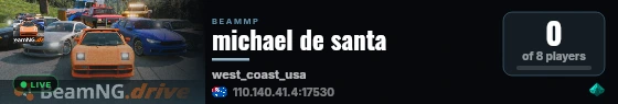 michael de santa live status badge