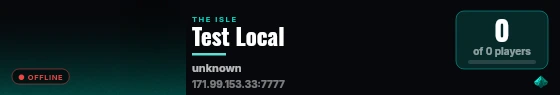 Test Local live status badge