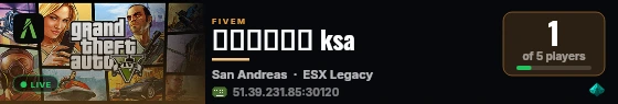 مقاطعة ksa live status badge