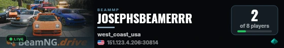 JOSEPHSBEAMERRR live status badge