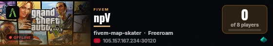 npV live status badge