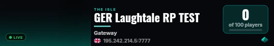 GER Laughtale RP TEST live status badge