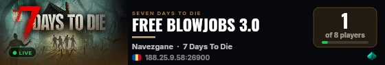 FREE BLOWJOBS 3.0 live status badge
