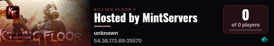 Hosted by MintServers live status badge
