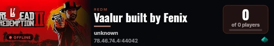 Vaalur built by Fenix live status badge