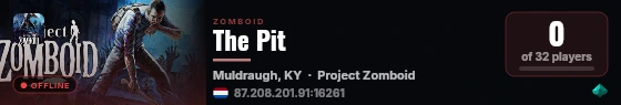 The Pit live status badge