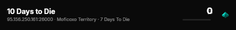 10 Days to Die live status badge
