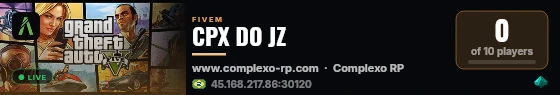 CPX DO JZ live status badge
