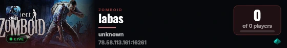 labas live status badge