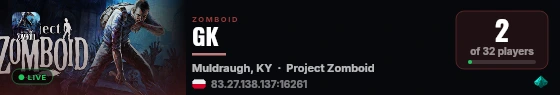 GK live status badge