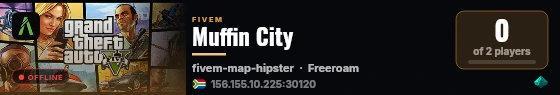 Muffin City live status badge