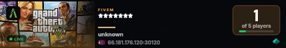 ******* live status badge