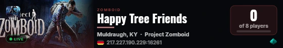 Happy Tree Friends live status badge