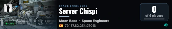 Server Chispi live status badge