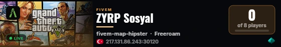 ZYRP Sosyal live status badge