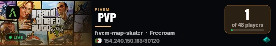  PVP  live status badge