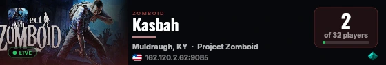 Kasbah live status badge