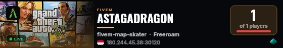 ASTAGADRAGON live status badge