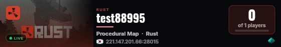 test88995 live status badge