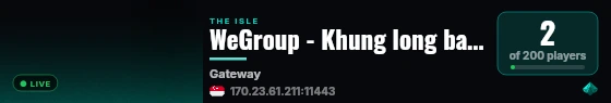 The Isle - Wefamily Dinosaurs VN - TL. live status badge