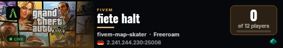 fiete halt live status badge