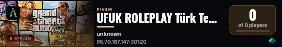 UFUK ROLEPLAY Türk Tema NON WL live status badge
