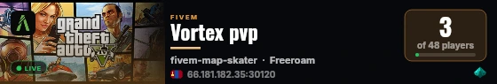 Vortex pvp live status badge