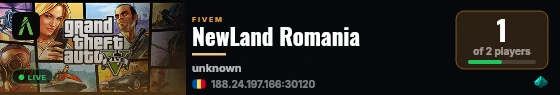 NewLand Romania live status badge