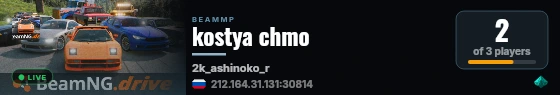 kostya chmo live status badge
