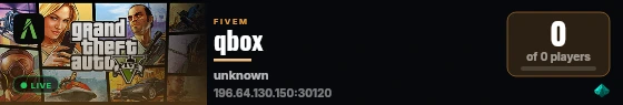 qbox  live status badge