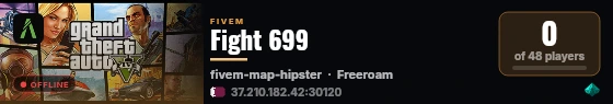 Fight 699 live status badge