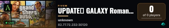 UPDATE💎 GALAXY Romania 💎 ||| 0 de MILIOANE DE INCEPUT || PALETO+CAYOPERICO ROLEPLAY! ||| CASINOUNIC ||| TUNNING REALISTIC + SISTEM DE DRIFTING ||| GANG-URI GRATIS! ||| EVENIMENTE ZILNICE |||  CAUTAM STAFF MATUR ||| discord.io/haosro live status badge
