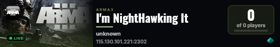 I'm NightHawking It live status badge