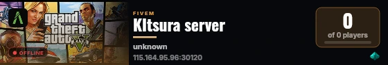 KItsura server live status badge