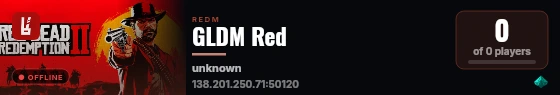 GLDM Red live status badge