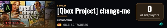 [Qbox Project] change-me live status badge