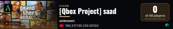 [Qbox Project] saad live status badge