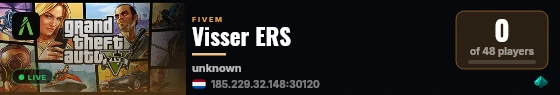 Visser ERS live status badge