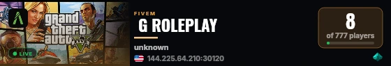  Roleplay live status badge