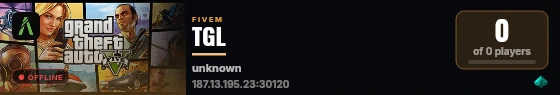 TGL live status badge