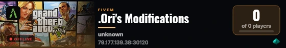 .Ori's Modifications live status badge