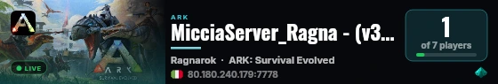 MicciaServer_Ragna - (v361.7) live status badge