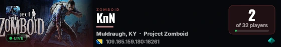 KnN live status badge