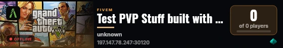 Test PVP Stuff built with FiveM Basic Server! live status badge