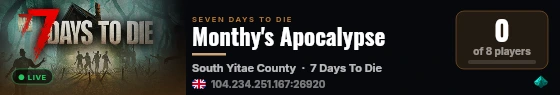 Monthy's Apocalypse live status badge