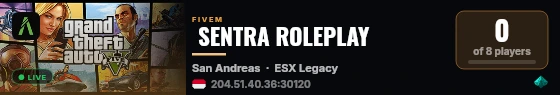  SENTRA ROLEPLAY live status badge